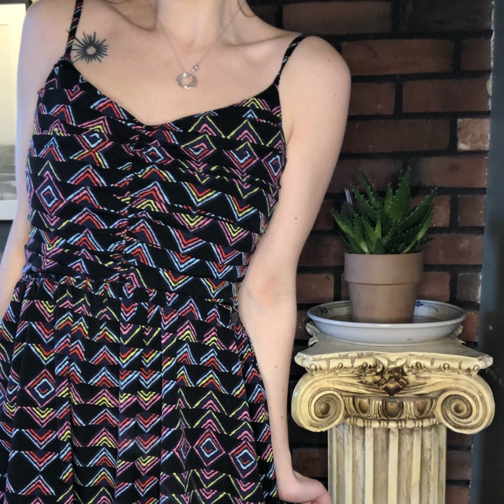 ECU Geometric design Roxy Sundress